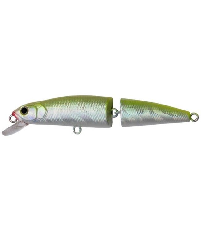 Challenger Lures MG008-396   CHALLENGER JR JOINTED MINNOW 3 1/2” 5/16 OZ SIL/CHART