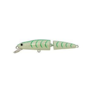 Challenger Plastic Products MG008-T07   CHALLENGER JR JOINTED MINNOW 3 1/2” 5/16 OZ GLOW GREEN