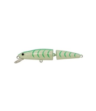 Challenger Lures MG008-T07   CHALLENGER JR JOINTED MINNOW 3 1/2” 5/16 OZ GLOW GREEN
