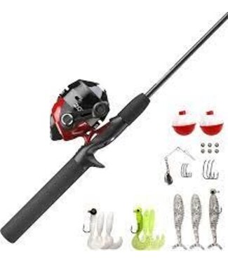 Zebco Zebco 202 Combo Flatbrd w/tkle 202 w/ 5'6" ML 2pc rod