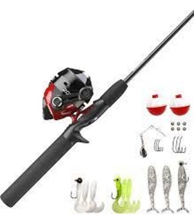 Zebco Zebco 202 Combo Flatbrd w/tkle 202 w/ 5'6" ML 2pc rod
