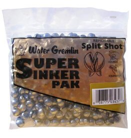 WATER GREMLIN CO. REMOVABLE SPLIT SHOT SUPER PAK