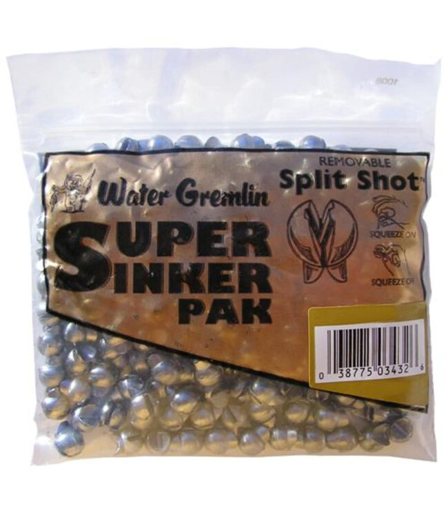 REMOVABLE SPLIT SHOT SUPER PAK