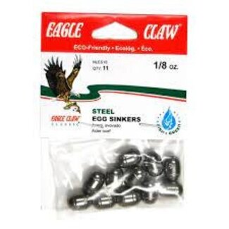 EAGLE CLAW 1/8 OZ NO-LEAD EGG SINKER 11/BAG