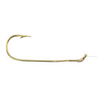 TTI BLAKEMORE FISHING GROUP TRU-TURN SZ-6 ABERDEEN HOOK GOLD 7/PK