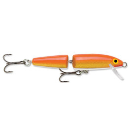 RAPALA LURES J13-GFR RAPALA JOINTED FLOATING 5-1/4” 5/8 OZ GOLD/FLO RED