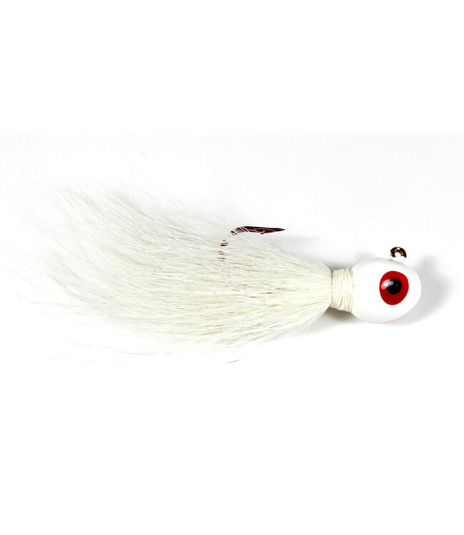 Challenger Lures Challenger Bucktail Jig 1/4oz White