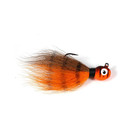 Challenger Plastic Products Challenger Bucktail Jig 3/4oz Orange Tiger