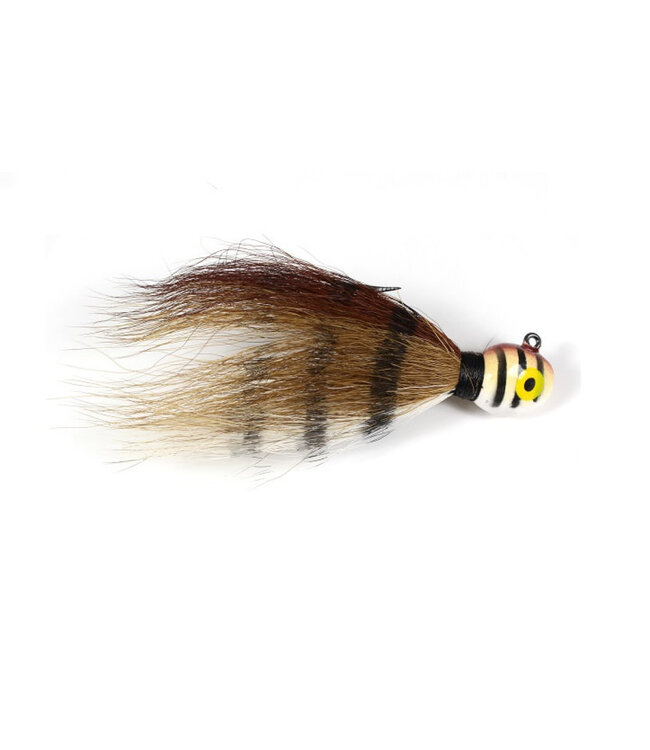 Challenger Lures Challenger Bucktail Jig 3/4oz Sand Pike Tiger