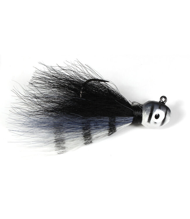 Challenger Lures Challenger Bucktail Jig 3/8oz Natural Shad Tiger