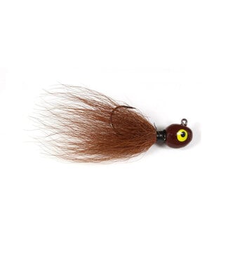 Challenger Lures Challenger Bucktail Jig 1/4oz Brown