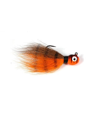 Challenger Lures Challenger Bucktail Jig 1/4oz tiger (CJ38-14)