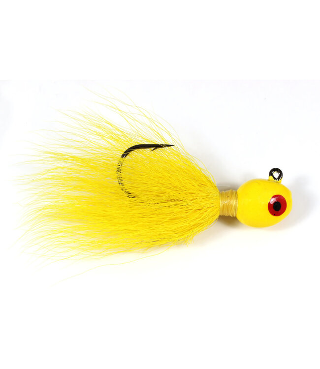 Challenger Lures Challenger Bucktail Jig 1/4oz Yellow