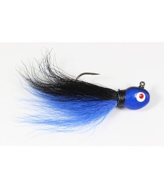Challenger Lures Challenger Bucktail Jig 1/8 Black Blue