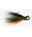 Challenger Lures Challenger Bucktail Jig 1/8oz Black Olive Orange Belly
