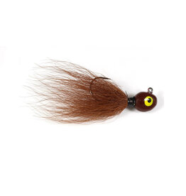 Challenger Plastic Products Challenger Bucktail Jig 3/8oz Brown