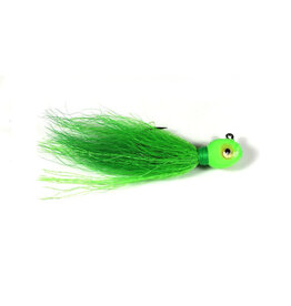 Challenger Plastic Products Challenger Bucktail Jig 3/8oz Glow Green