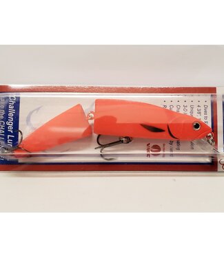 Challenger Lures MG010-T09 CHALLENGER JOINTED MINNOW 4-3/8" 1/2 OZ  FLO ORANGE