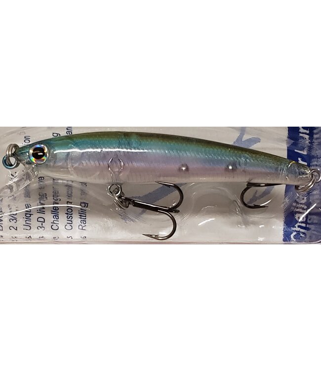 Challenger Lures JL034-500G CHALLENGER MICRO FLOATING MINNOW 2-3/8” 3/32 OZ CLEAR MINNOW
