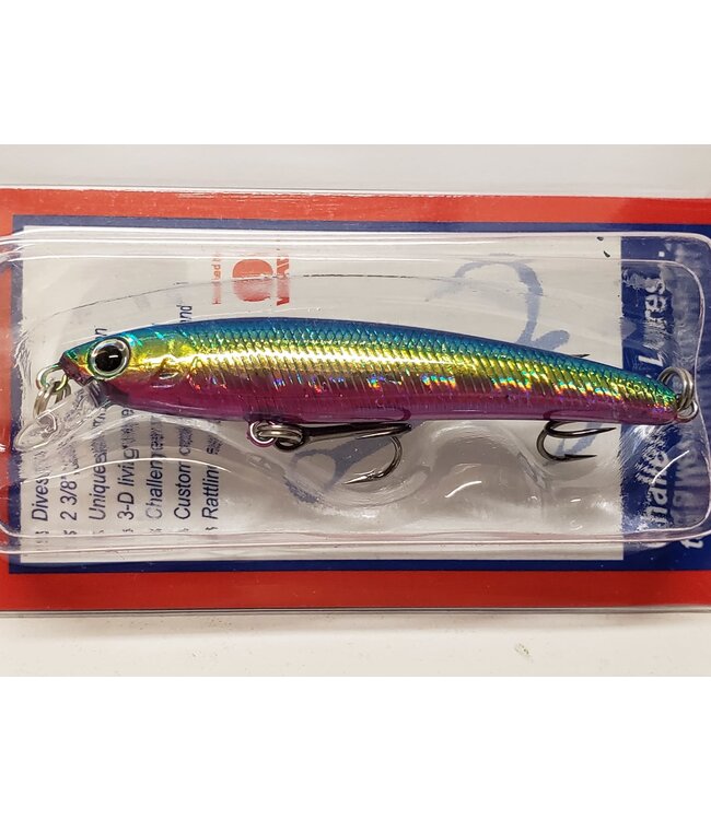 Challenger Lures JL034-T19 CHALLENGER MICRO FLOATING MINNOW 2-3/8” 3/32 OZ ERIE SWIRL