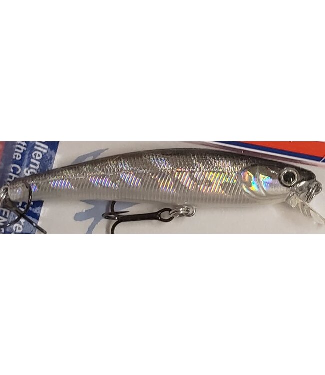 Challenger Lures MS001-034 CHALLENGER TS MINNOW 3” SILVER/BLK BACK