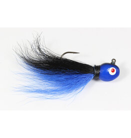 Challenger Plastic Products Challenger Bucktail Jig 3/8oz Black Blue