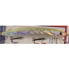 Challenger Plastic Products EG033-396  CHALLENGER MINNOW 4-1/2” 3/8 OZ SILVER CHART BACK