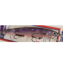Challenger Plastic Products JL062-904G-1  CHALLENGER DEEP MINNOW 4-1/2" 3/8 OZ. UV PUR CRYSTAL PK BELLY