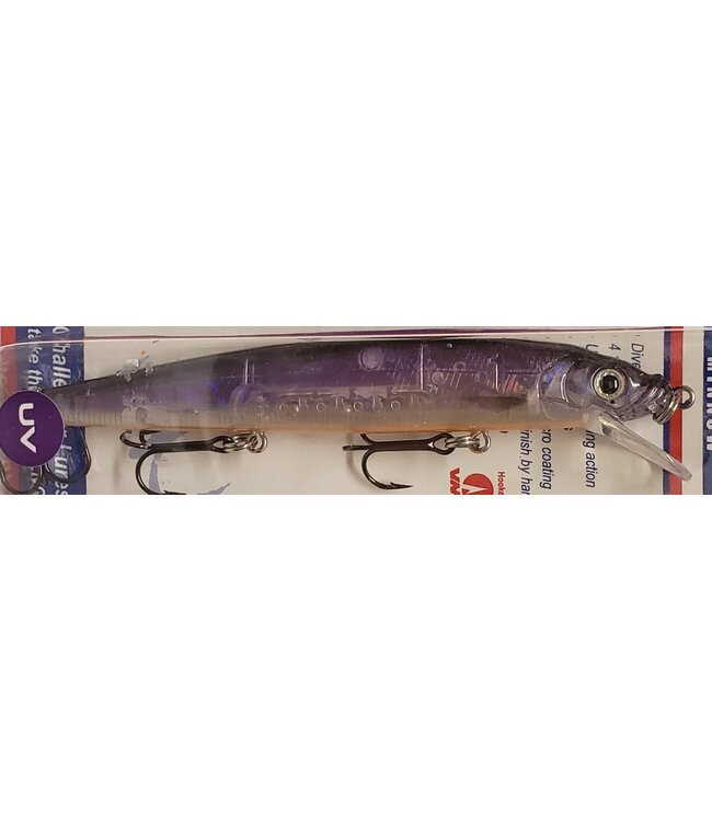 Challenger Lures JL062-904G-2  CHALLENGER DEEP MINNOW 4-1/2" 3/8 OZ. UV PUR CRYSTAL OR BELLY