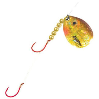 NORTHLAND FISHING TACKLE BAITFISH-IMAGE SPINNER HARNESS 4 1/CD GOLD SHINER