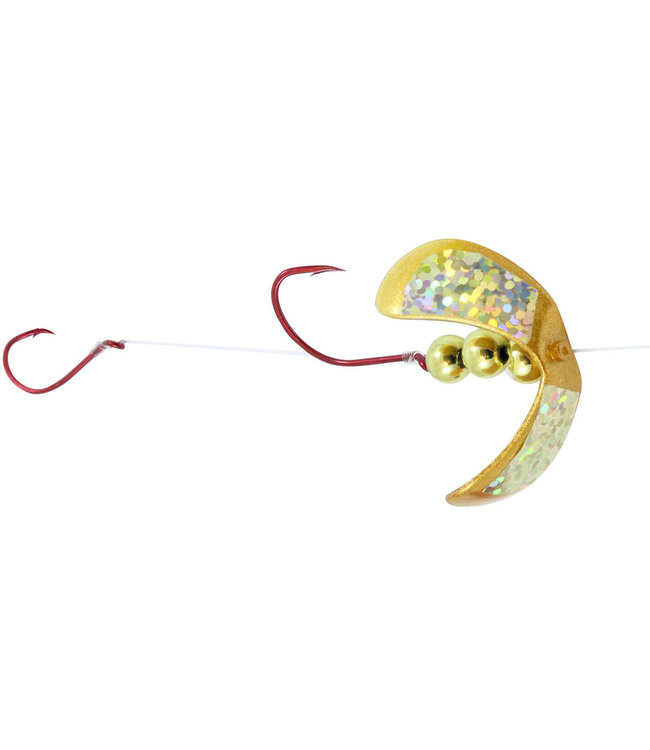 NORTHLAND FISHING TACKLE BUTTERFLY BLADE HARNESS -GOLD SHINER
