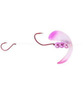 NORTHLAND FISHING TACKLE Butterfly Blade Harness #1 Clear Tip Pink