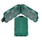 Sheffield Fishing Products Sheffield Pocket Tackle box 2 1/2" x 3 1/2" 10 compartment(green)