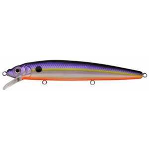 Challenger Plastic Products JL062-T27T-2  CHALLENGER DEEP MINNOW 4-1/2" 3/8 OZ. UV MET PUR OR BELLY