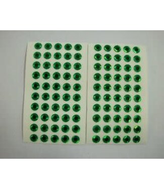 WTP INC. WTP LURE EYES 1/2' GREEN PRISM FLAT EYES 30CT