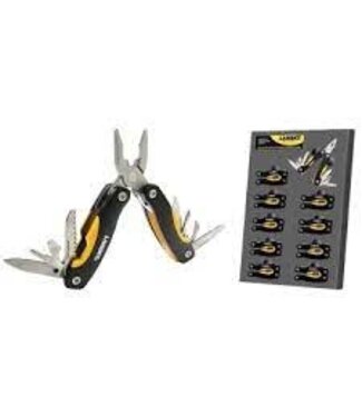 LANSKY 10 piece mini multi-tool display, 12 function multi-tool