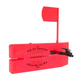 CHURCH TACKLE CO. CHURCH TX-22 SPECIAL IN-LINE BOARD RED REVERSEIBLE PLANER BOARD