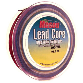 MASON LEAD CORE LINE 18# 200yd (2 CONNECTED SPOOLS)