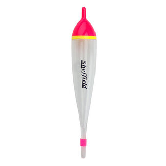 Sheffield Fishing Products SHEFFIELD FLOATS 2/PK SZ 4G CLEAR, FLO PINK