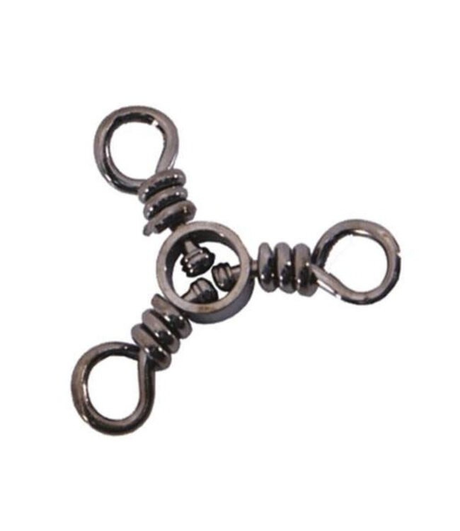 Spro Corp. SPRO SZ-4 BLACK 3-WAY SWIVELS 5/PK