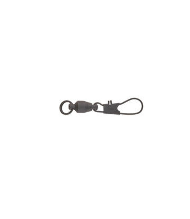 SAMPO BLACK SPLIT RINGED W/INTERLOCK SNAP SZ2  12 LBS  3 PK