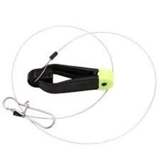 SCOTTY SCOTTY 1170 POWER GRIP PLUS LINE RELEASE CLIP WITH 18" LEADER & CANNONBALL SNAP