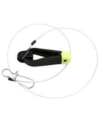 SCOTTY SCOTTY 1170 POWER GRIP PLUS LINE RELEASE CLIP WITH 18" LEADER & CANNONBALL SNAP