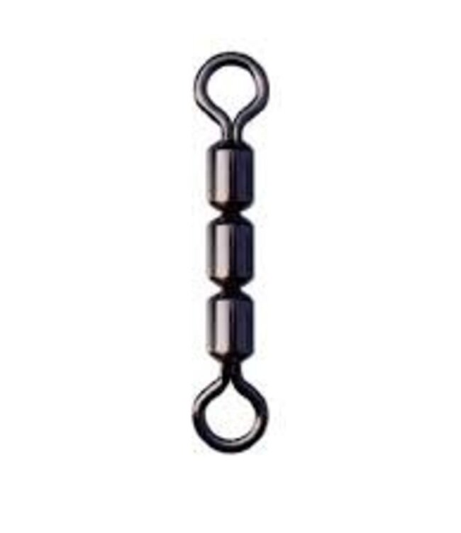 P-LINE 3 ROLLER SWIVEL HIGH SPEED Sz7 BLK 48lb 7/PK