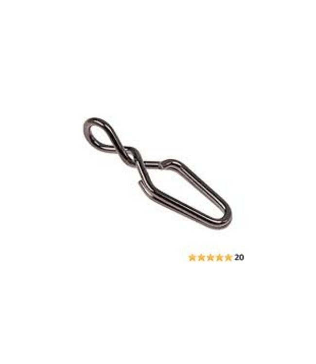 Spro Corp. Spro SSPSB-4-6 Split Snap Sz4 Black 90Lb 6Pk