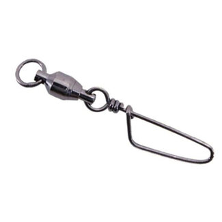 SAMPO SNAP SWIVEL WELDED RING & COASTLOCK BLACK30LB 3/PK