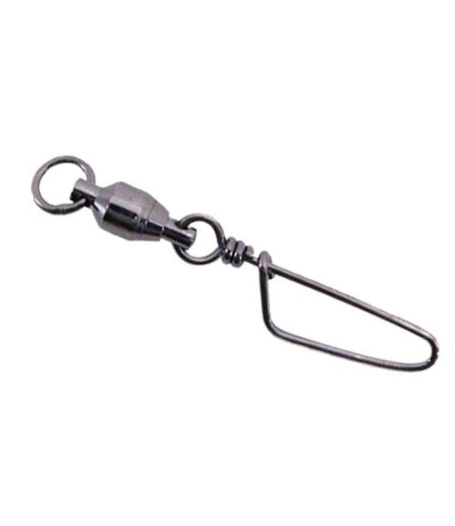 SAMPO SNAP SWIVEL WELDED RING & COASTLOCK BLACK30LB 3/PK