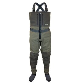COMPASS 360 Deadfall Z Zippered Breathable Stockingfoot Chest wader sz XXL Coffee stone color