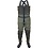 Compass 360 COMPASS 360 Deadfall Z Zippered Breathable Stockingfoot Chest wader sz XXL Coffee stone color