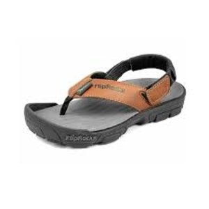 FLIPROCKS, LLC FLIPROCKS FLIP FLOPS BROWN SZ 8-9